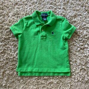Ralph Lauren Kids Bright Green Polo Shirt